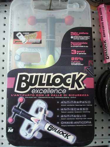 Antifurto bloccapedali bullock - bloccapedali,