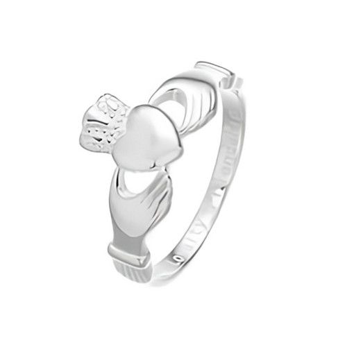 Sterling silver plain - plain, claddagh