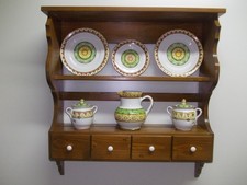 OFFERTA PIATTAIA MENSOLA A MURO COLORE MARCA  LEGNO PIATTI CAMERA