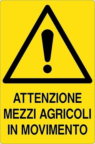 Cartello segnaletico mezzi - -,