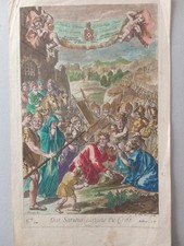 Incisione Rame 1700 - Cristo