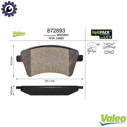Set pastiglie freno - set,