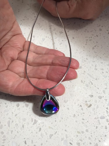 Baccarat psidelic necklace - psidelic,