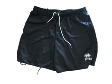 PANTALONCINI ERREA' NEW SKIN CALCIO CALCETTO PALLAVOLO PADEL  FITNESS col. nero