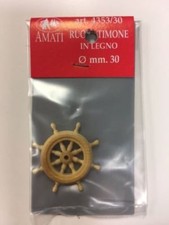 AMATI RUOTA TIMONE IN LEGNO 30
