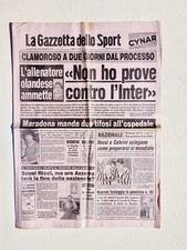 GAZZETTA DELLO SPORT 15 NOVEMBRE 1983 MARADONA - CINO RICCI AZZURRA - INTER
