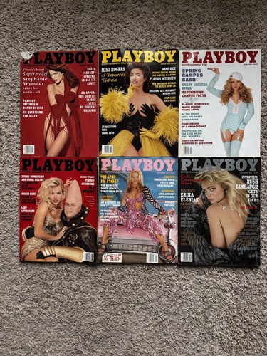 Play boy magazine - lot, 6