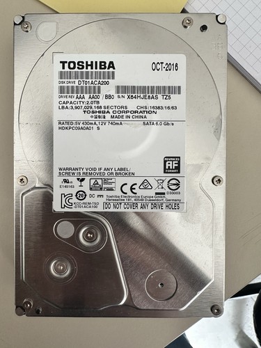 Hard disk 2tb toshiba - hard,