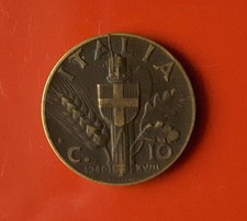 10 CENTESIMI 1940 ERRORE -