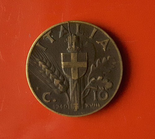 Centesimi 1940 errore - 10,