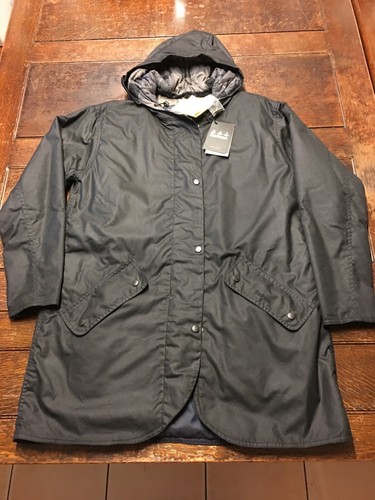 Barbour black coll wax giacca - black,