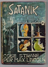 SATANIK N. 85 COSE STRANE PER MAX LINCOLN editoriale corno 1968