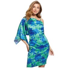 Guess vestito corto verde blu