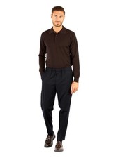 Pantalone gamba dritta da Uomo Cruna  Colore Blu navy