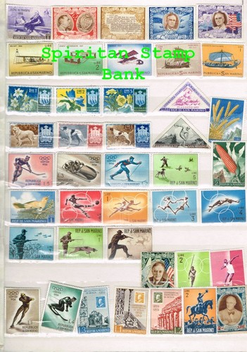 San marino stamps assorted - 42,