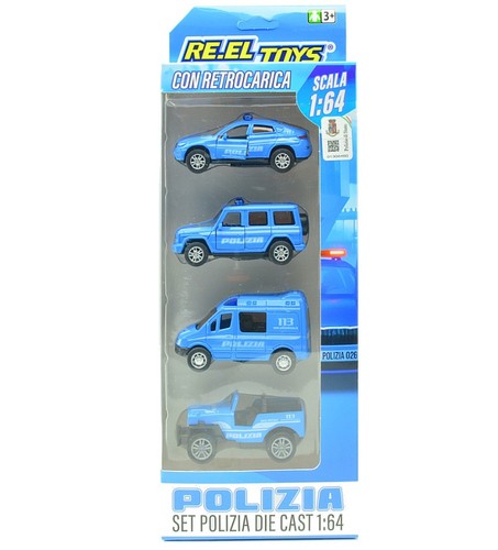 Toys set 4x veicoli - re.el.toys,