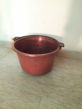 antico catino in rame fine 800 Rame