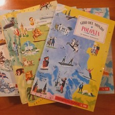 Giro del mondo Mondadori, Collana monografie geografico-turistiche con figurine