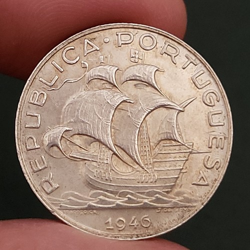 Moneta argento portogallo - argento, 1946