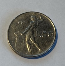 REPUBBLICA  50 LIRE VULCANO 1956 