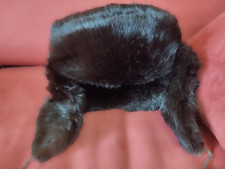 Vintage 80S Ukrainian fur hat, rabbit fur, Tismenica, very good condition, size8