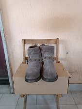 Stivaletti Ankle Boots Brown Bata Fibbia Suede Moda Streetwear Casual Fashion 37