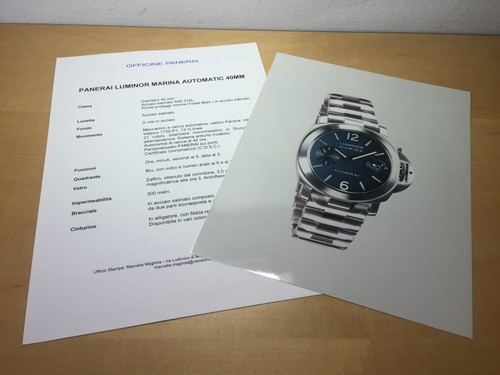 Press kit officine panerai - -,