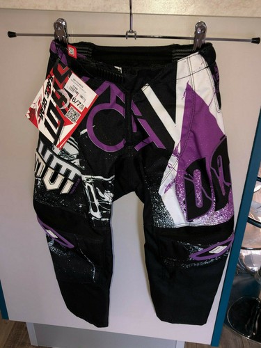 Pantaloni motocross violet - pantaloni,