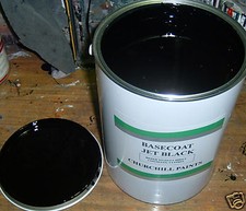 Basecoat solvente nero getto