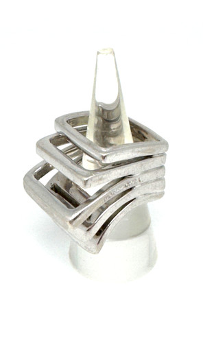 Anello fascia scultorea
