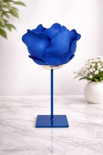 Lampada Fiore Artigianale Blu