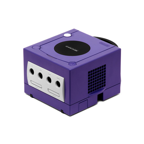 Nintendo game cube violeta - cube,