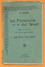 Libretto d'opera LA FANCIULLA