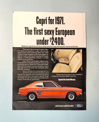 Ford capri sport - capri,