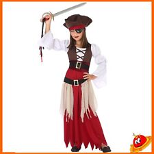 Costume Bambina Pirata Bucaniera Piratessa Tg 3/12 A