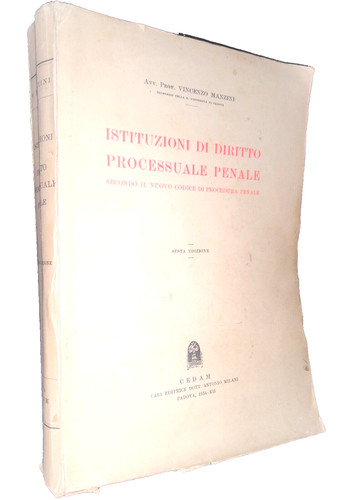 Manzini diritto processuale - ",