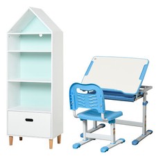 Homcom banco scuola bambini - banco,