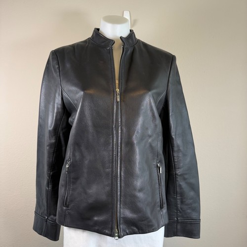 Giacca vera pelle - nera, moto