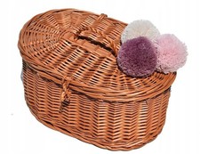 Scatola portaoggetti in vimini