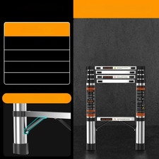 Scala Pieghevole Portatile Retrattile Scala Verticale Telescopica Ispessita Semp