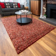 Tappeti soggiorno maculati in terracotta non capannone morbido caldo tappeto shaggy corridori sala
