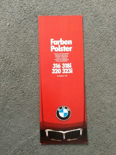 Brochure bmw colori interni - brochure, e
