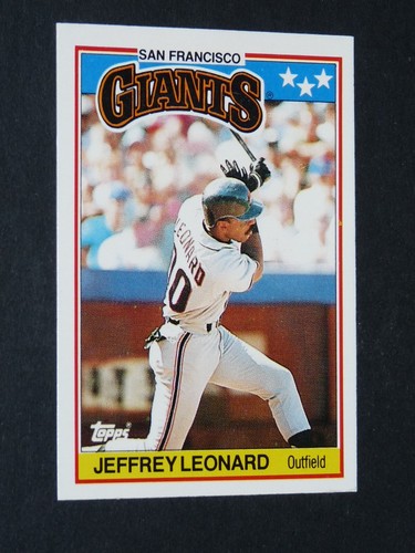 Baseball card topps mini 1988 - topps,