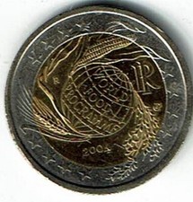 Italia - €uro - Moneta da 2 € - 2004 - "World Food Programme"
