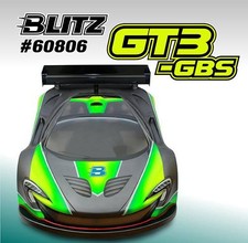 60806-10 BLITZ 1/8 GT3 GBS Body with Wing (1,0mm) Carrozzeria Rally GT