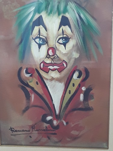 Quadro clown romano - quadro, di