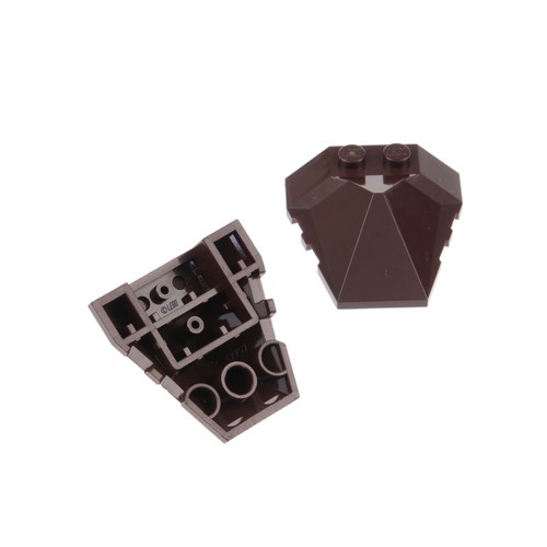 Mattoncini tetto lego 4x4x1 - tetto,