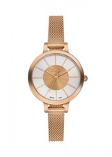 LeeCooper Uhr LC06174.430 Damen Armbanduhr Milanaise-Band roségold-farbig