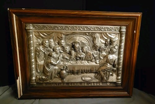 Quadro altorilievo metallo - quadro,