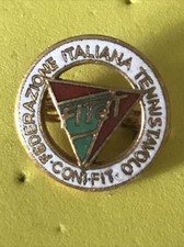 Badge table tennis  - Table Tennis Federation Italy Fitet- Old